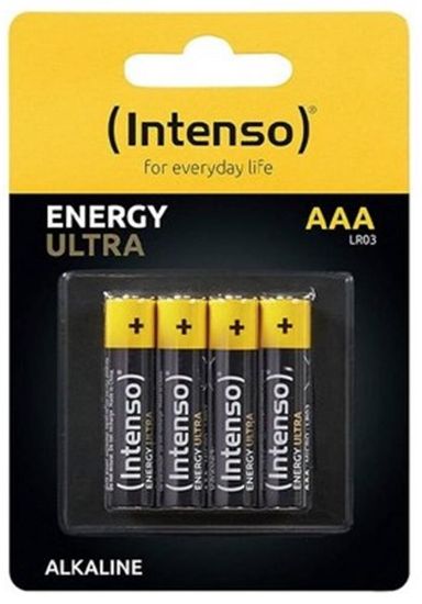 İntenso PBIN-557 LR03 AAA Boy Ultra Alkalin İnce Kalem Pil 4'lü Paket  resmi