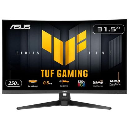 Asus 31.5” TUF Gaming VG32VQM5B 250Hz 0.5ms Full HD Kavisli Curved Gaming Monitör resmi