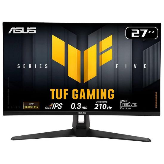 Asus 27" TUF Gaming VG27AQ5A 210Hz 0.3ms 2K QHD Adaptive Sync Fast IPS Gaming Monitör resmi