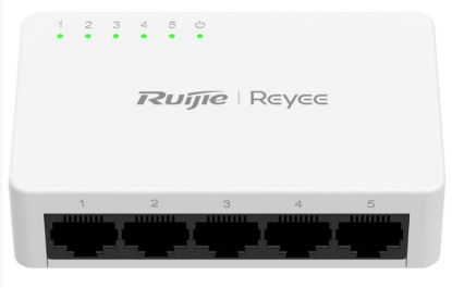 Ruijie Reyee RG-ES05F 5 Portlu, 10/100 Fast Ethernet Tak Çalıştır Switch Plastik Kasa resmi