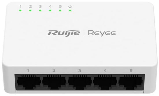 Ruijie Reyee RG-ES05G-L 5 Portlu 10/100/1000 Gigabit Tak Çal Tak Çalıştır Switch Plastik Kasa resmi