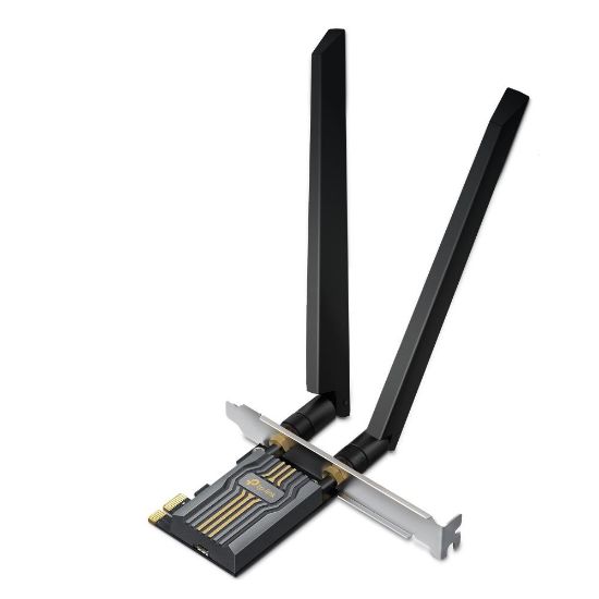 Tp-Link Archer TBE400E Wifi 7 Tri- Band Bluetooth 5.4  PCI Ekspres adaptör BE6500  resmi