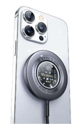 MCDODO CH-2330 15 W MagSafe Hızlı Şarj Cihazı - Koyu Gri resmi