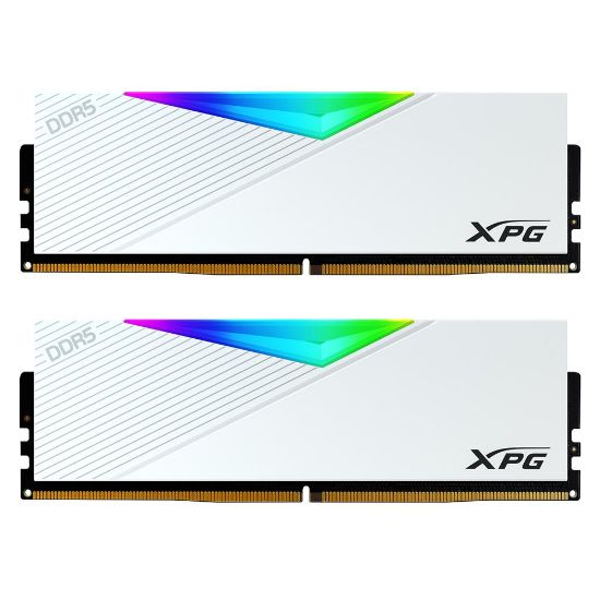 XPG 16GB*2 Lancer RGB DDR5 6400MT/s CL 32-39-39 1.4V Soğutuculu Beyaz PC Ram resmi