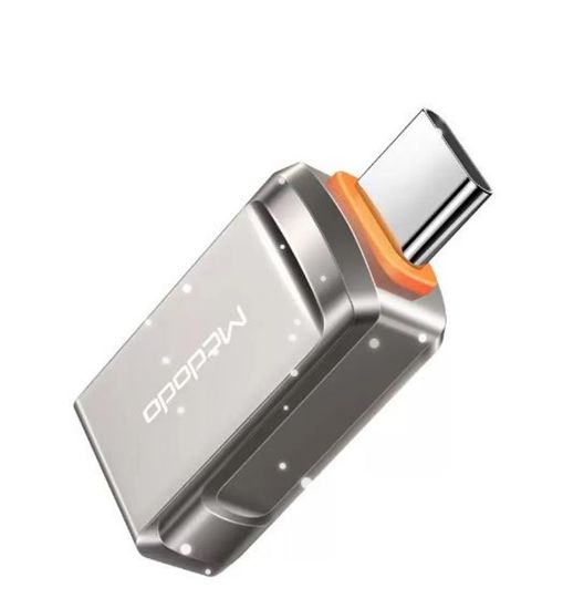 MCDODO OT-8730 Usb-A To Type-C Çevirici Soket-Gri resmi