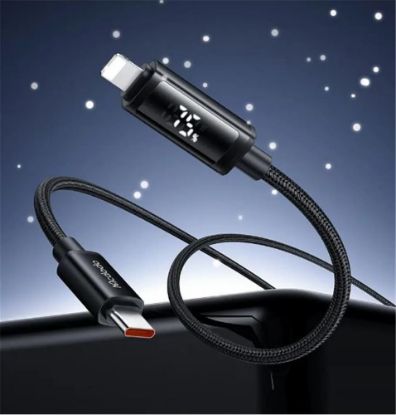 MCDODO CA-7990 TYPE-C TO LİGHNİNG 36W ÇİFT LED EKRANLI 1.2M KABLO resmi