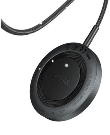 MCDODO CH-5490 15W IPHONE MANYETİK KABLOSUZ ŞARJ CİHAZI - Siyah resmi