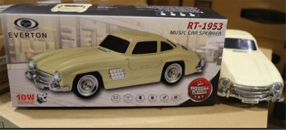 EVERTON RT-1953 Bej Arabalı  Bluetooth Fm/Usb/Tf/Aux Şarjlı Nostaljik Radyo resmi