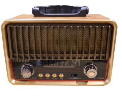 Everton RT-774  Bluetooth-USB-SD-FM  Şarjlı  Nostaljik Radyo  resmi