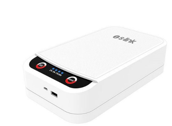 S-link SL- UVS22 Beyaz %99 Virüs ve Bakteri Öldürücü UV Sterilizatör Kutu resmi