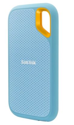 SanDisk 2TB Extreme SDSSDE61-2T00-G25B Blue 1050/1000mbs Mavi Taşınabilir SSD resmi