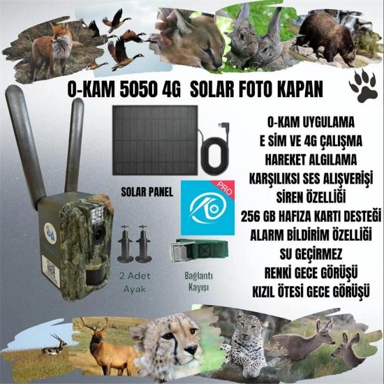 OKam O-Kam 5050 4G Solar Fotokapan resmi