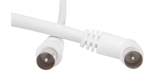 Vcom CV601R 10mt Analog Beyaz Tv Kablosu resmi