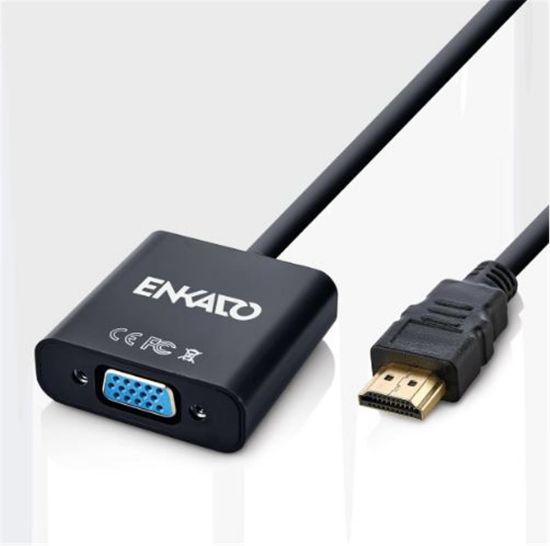ENKADO EKD-HV10 HDMI TO 1080P VGA + AUDİO ADAPTER resmi