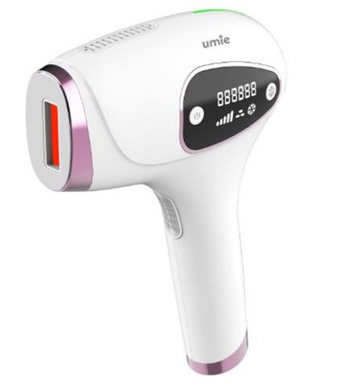 Umie IPL98 Beyaz 3 Başlık 9 Hız Kademeli IPL Lazer Epilasyon Cihazı 1 Milyon Atım Buzlu Quartz Tüp resmi