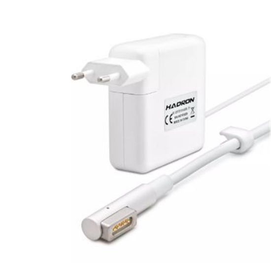 Hadron HD797 APPLE Uyumlu 18.5V 4.6A 85W Laptop Adaptörü (L Tip) Beyaz resmi