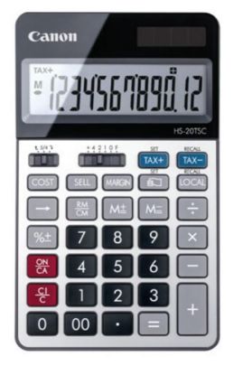 Canon HS-20 TSC 12 Hane Metal Kasa Masa Üstü Hesap Makinesi resmi