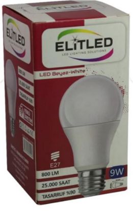 ELİTLED 9W SARI LED AMPUL  resmi
