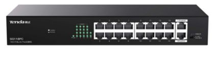 Tenda SG118PC SG118PC 18 Port Gigabit PoE Switch 100/100/1000 167W resmi