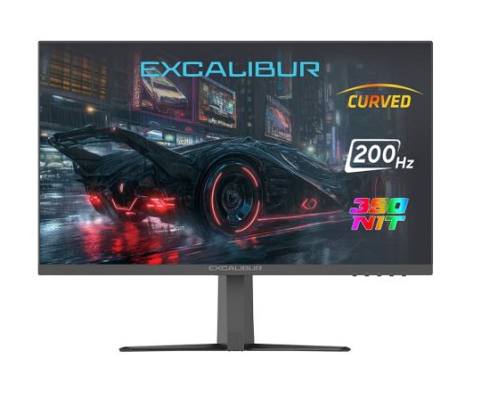 Casper 23.6" Excalibur M.E236FVC-D 200HZ 1MS 350NIT Fast VA Curved HDR10 Oyuncu Monitörü resmi