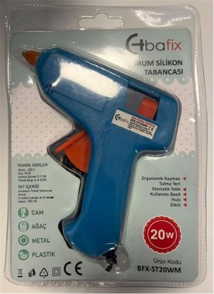 Bafix Mum Silikon Tabancası Mavi 20W resmi