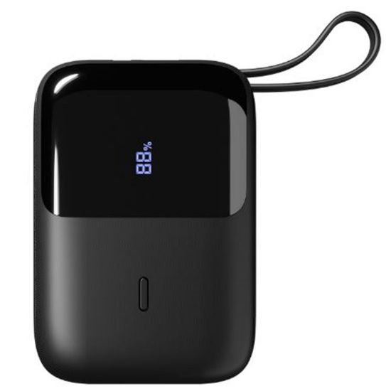 S-link P109M 10000mAh PD20W .5W Siyah LCD Taşınabilir Pil Şarj Cihazı Powerbank resmi