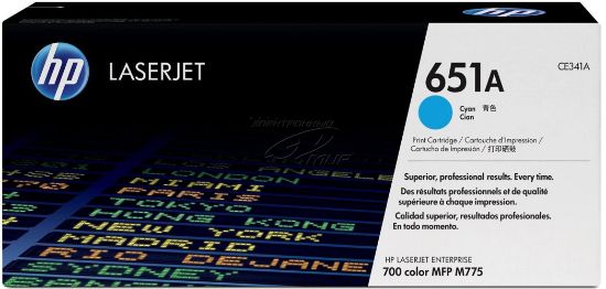 HP 651A Cyan Mavi 16.000 Sayfa Toner CE341A resmi