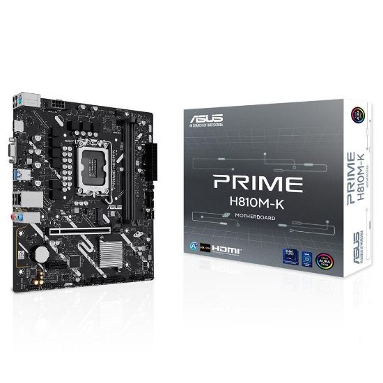 Asus Prime H810M-K 6400MHz DDR5 Soket LGA1851 M.2 HDMI VGA mATX Anakart resmi