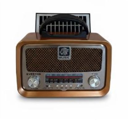 Everton RT-653  Solarlı,Şarjlı Nostaljik Radyo (Bluetooth-USB-SD-FM )  resmi