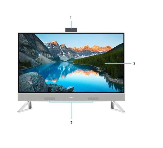 Dell EC242501020UBU i5-1334U 16GB 512GB FHD 23.8" Ubuntu All In One Bilgisayar resmi