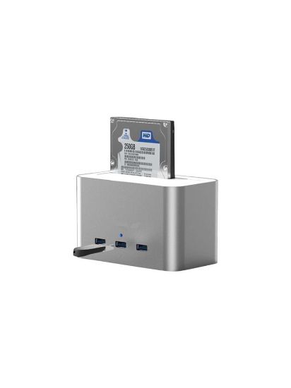 Codegen Alüminyum Usb3.0 3.5"-2.5" Sata 3 Port Usb Cdg-Doc-303 Docking Station resmi