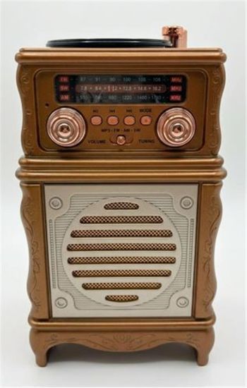 Everton Rt-381  Bluetooth Fm/Usb/Tf/Aux Şarjlı Nostaljik Radyo resmi