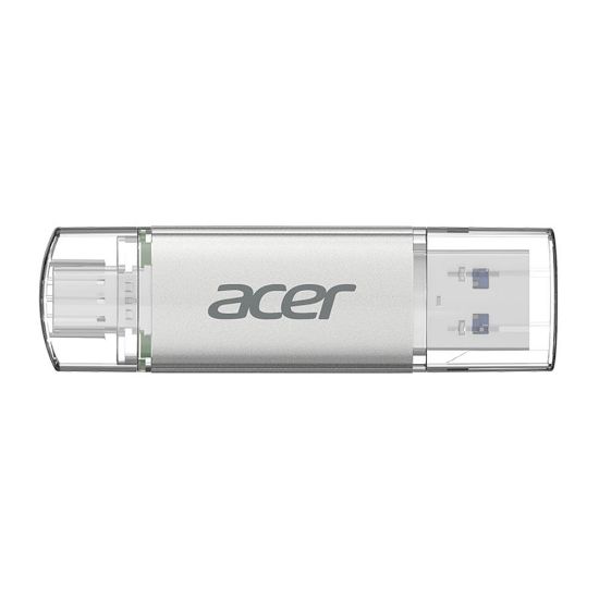 Acer 64GB USB 3.2 UT300-64GB USB-A+USB-C Çift Taraflı Metal Flash Bellek resmi