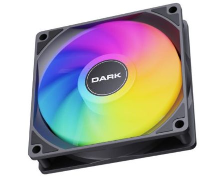 Dark"DKCF126F" Sessiz 12cm FRGB 1200 RPM, 36CFM, Siyah Kasa Fanı  resmi