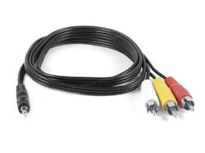 Dark"DK-CB-VCOMX35" 1 Metre 3.5 mm - Kompozit RCA Video ve Ses Kablosu resmi