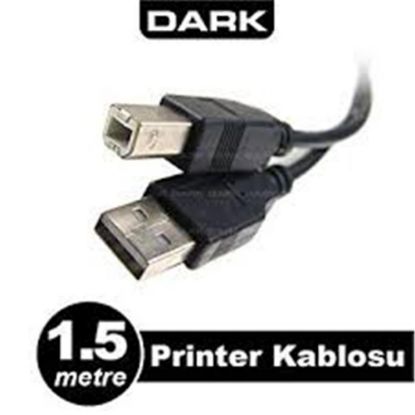Dark DK CB USB2PRNL151 1.5mt USB 2.0 Yazıcı Kablosu  resmi