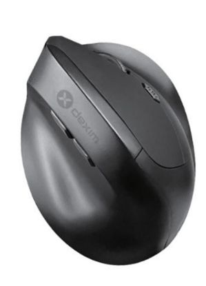 Dexim MW-060T Kablosuz & Bluetooth Şarj Edilebilir Ergonomik Dikey Mouse -DMA028 resmi