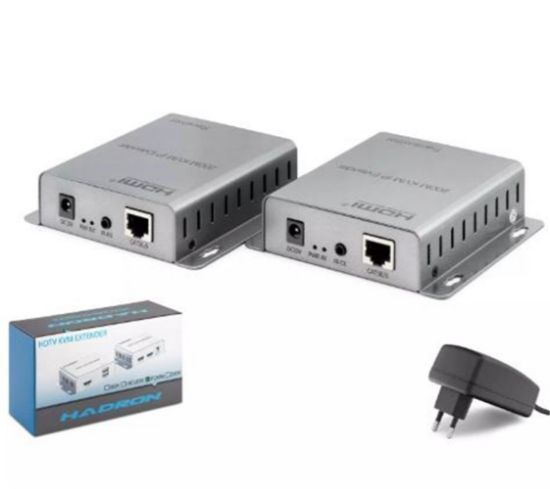 HADRON HDX1343 HDMI KVM IP Extender 200 m - Gümüş resmi