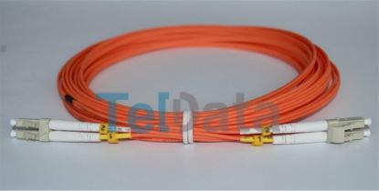 TELDATA TLD-LCLCOM31 LC/UPC-LC/UPC MM DX OM2 1 METRE FIBER OPTIK PATCHCORD resmi