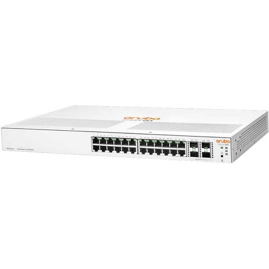 HPE Aruba 1830 24G 2SFP Web Yönetilebilir (JL812A) 24 port 10/100/1000 + 2 port SFP resmi