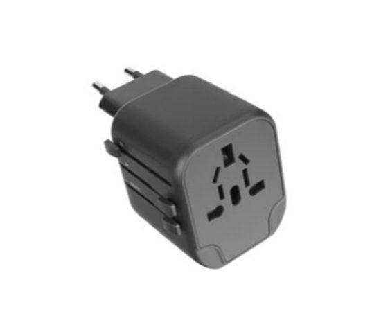 S-link SW-KC028 2*USB 2.4A Yedek Akım Sigortalı 100-240V Universal Çevirici Priz Adaptör resmi