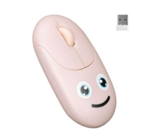 Everest SM-26 FASHION 2.4Ghz Pembe Kabartmalı Kablosuz Mouse resmi