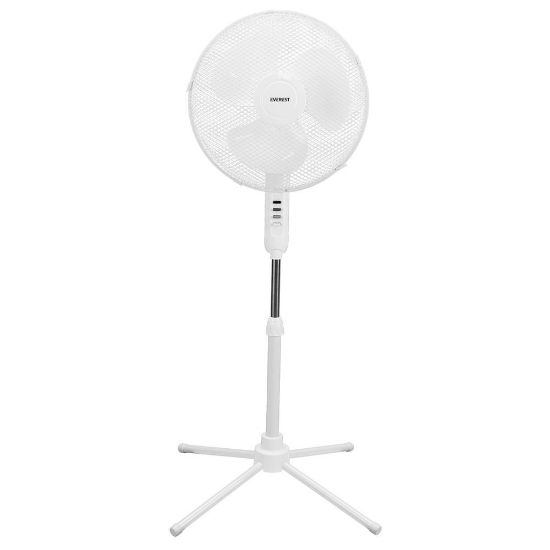 Everest FAN10 EcoWind Beyaz Metal Yıldız Ayak 3 Bıçaklı Vantilatör/ Pervanesi 16" Maks 45W 3 Kademe  resmi
