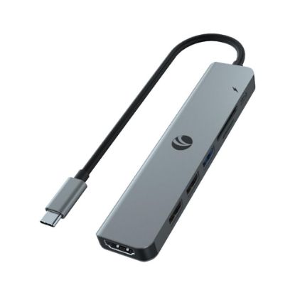 Vcom CUE18 Type-C To Hdmi(4K@30Hz)+Usb3.0+Usb-A2.0+SD2.0+TF2.0+Pd 3.0 100W Çoklayıcı resmi